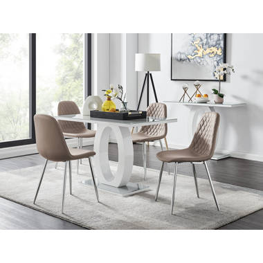 Modern dining table 4 seater hot sale